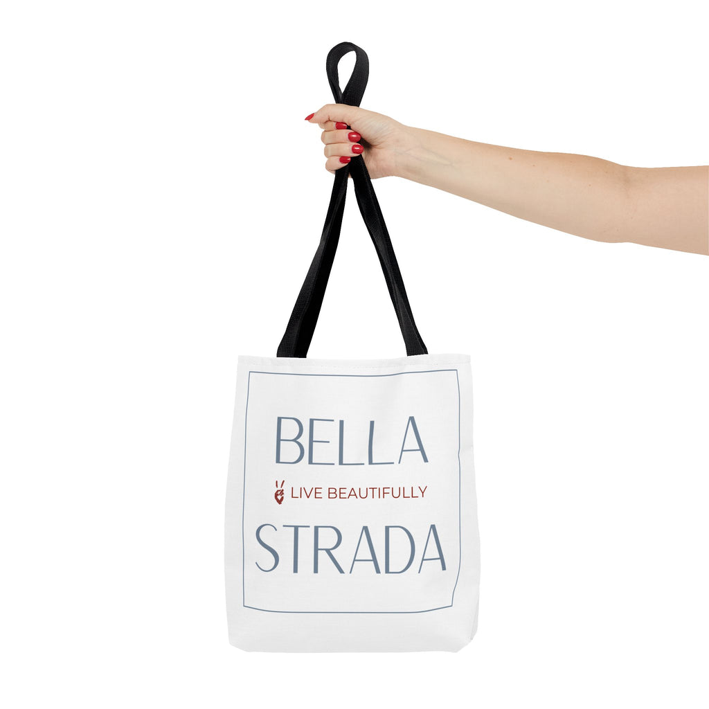 Bella Strada 'Live Beautifully' Signature Tote Bag | Bella Strada Studio