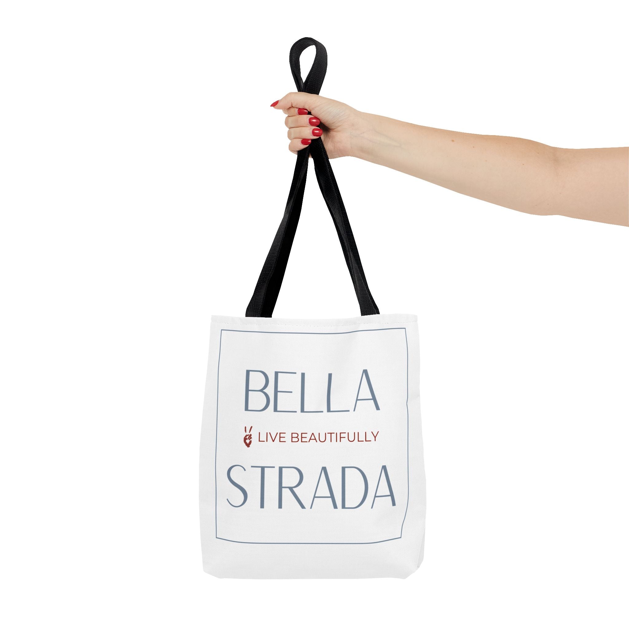 Bella Strada 'Live Beautifully' Signature Tote Bag | Bella Strada Studio