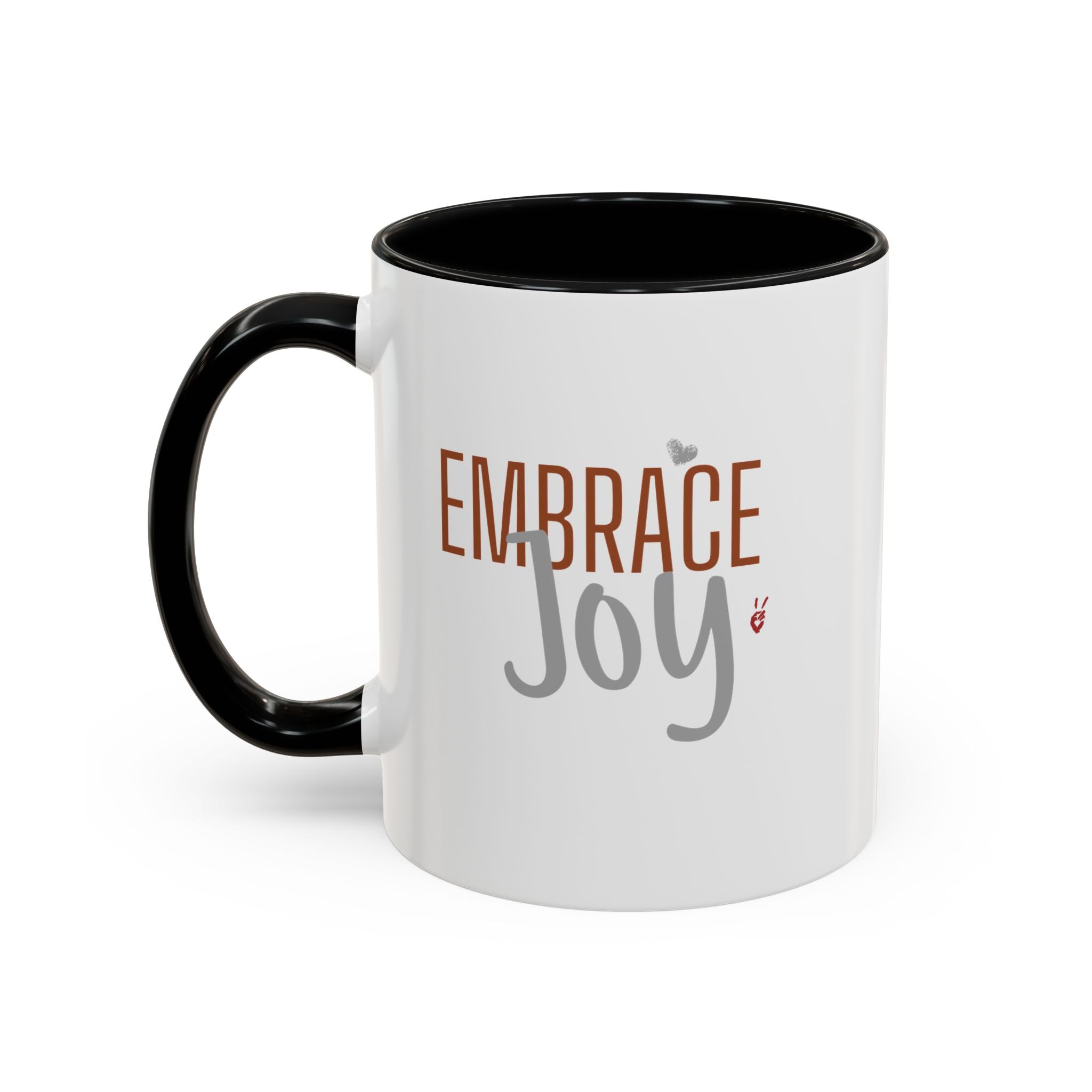 Embrace Joy Inspirational Coffee Mug | Bella Strada Studio