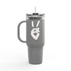 Peace + Love Signature 40oz Insulated Travel Mug | Bella Strada Studio