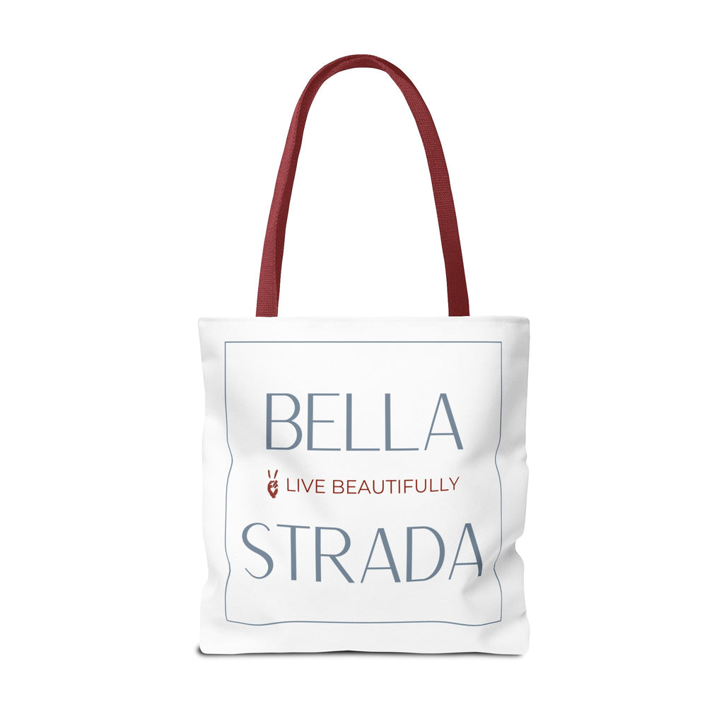 Bella Strada 'Live Beautifully' Signature Tote Bag | Bella Strada Studio