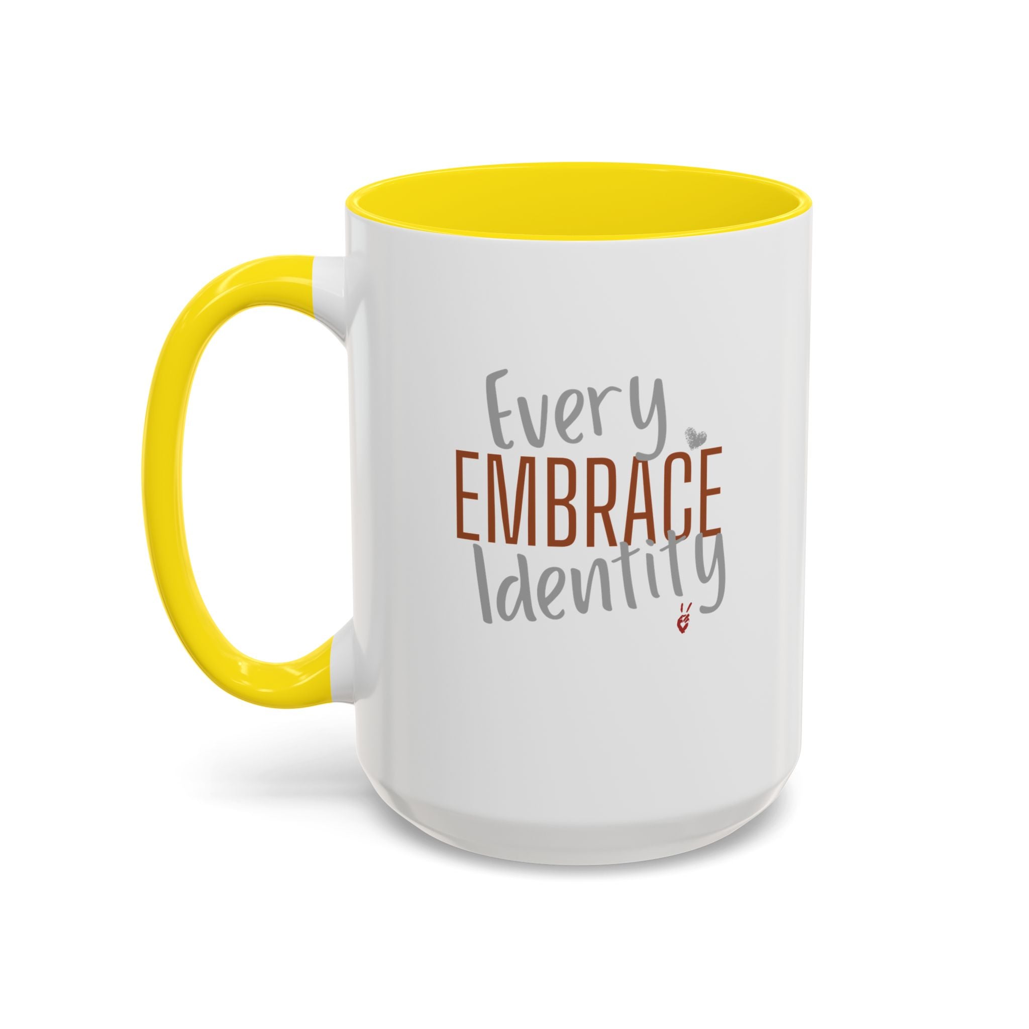 Embrace Every Identity Inspirational Coffee Mug | Bella Strada Studio