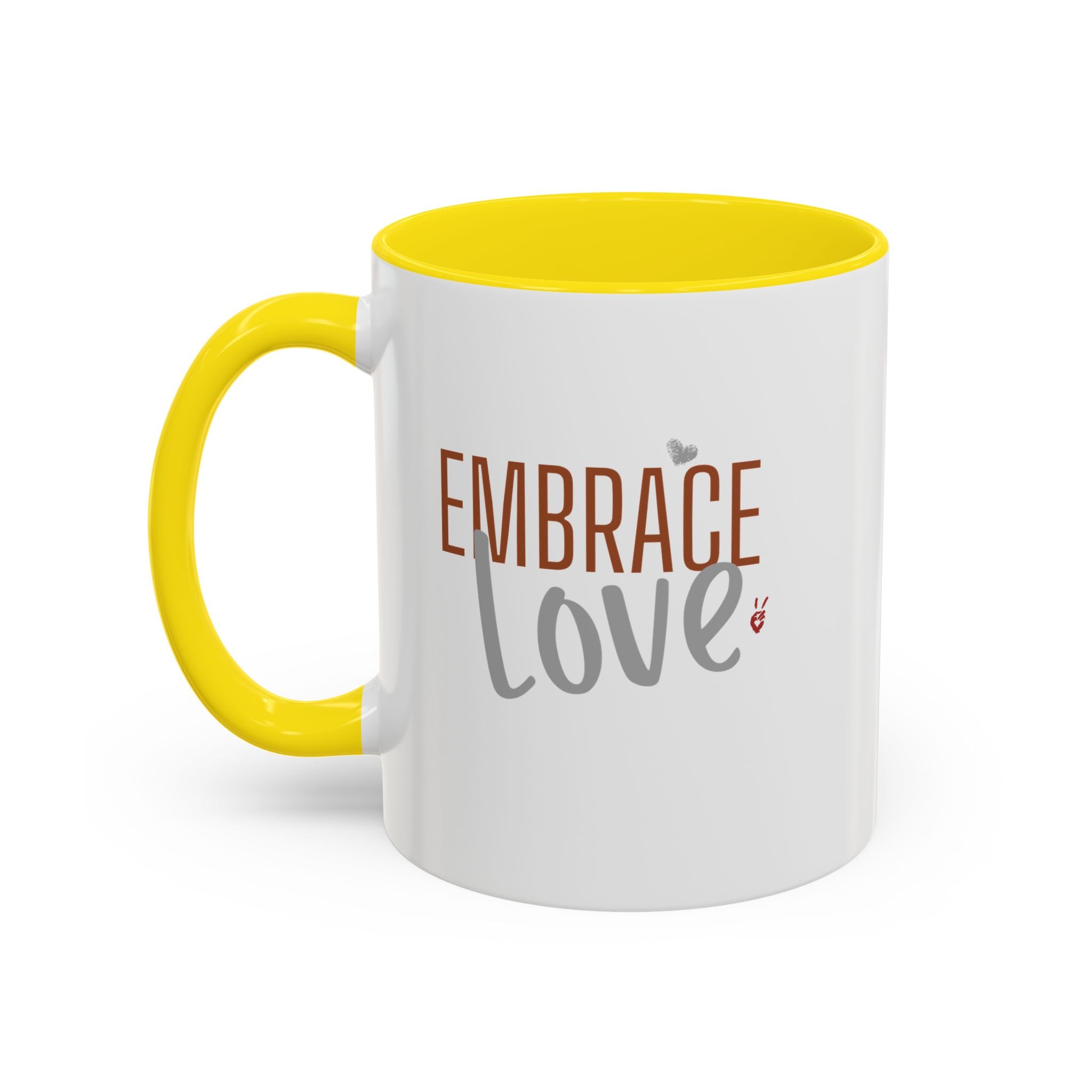 Embrace Love Inspirational Coffee Mug | Bella Strada Studio