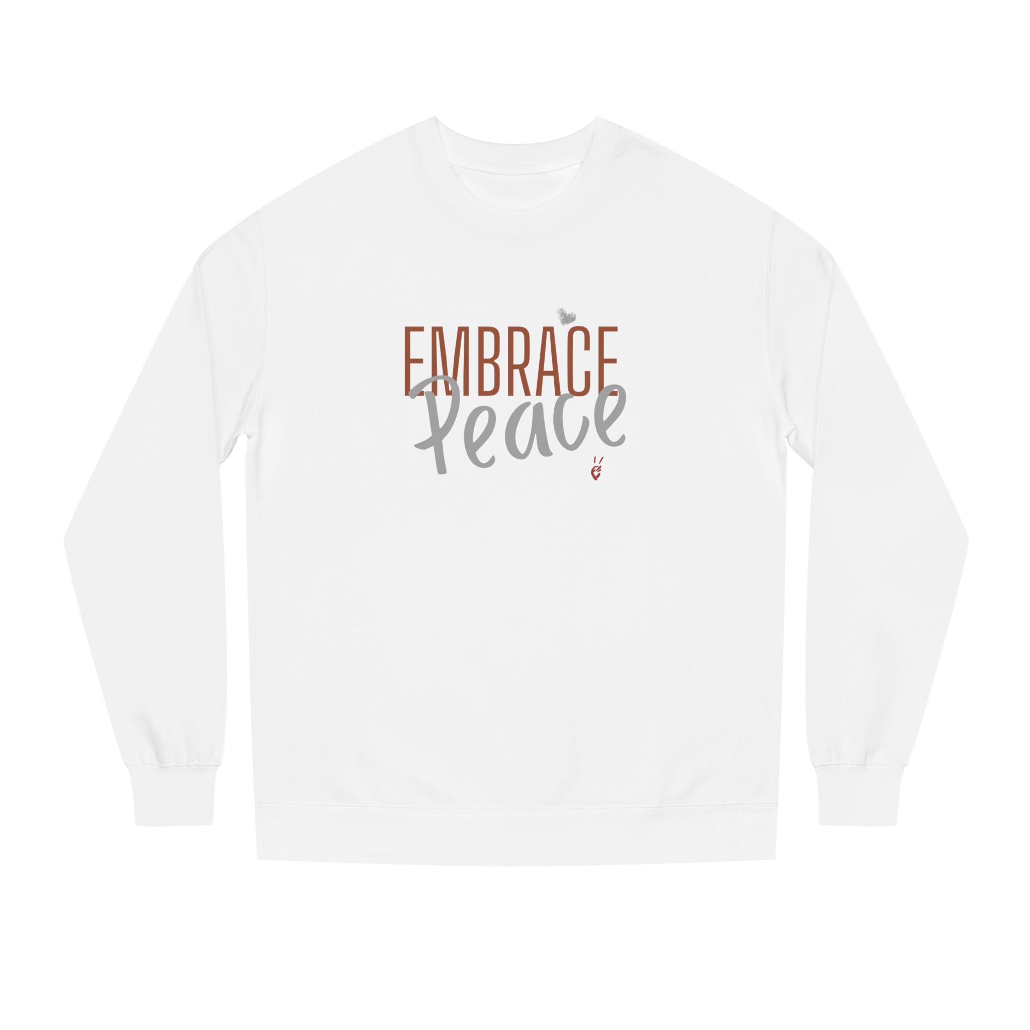 Embrace Peace Crewneck Sweatshirt | Bella Strada Studio