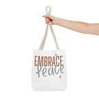 Embrace Peace Tote Bag | Bella Strada Studio