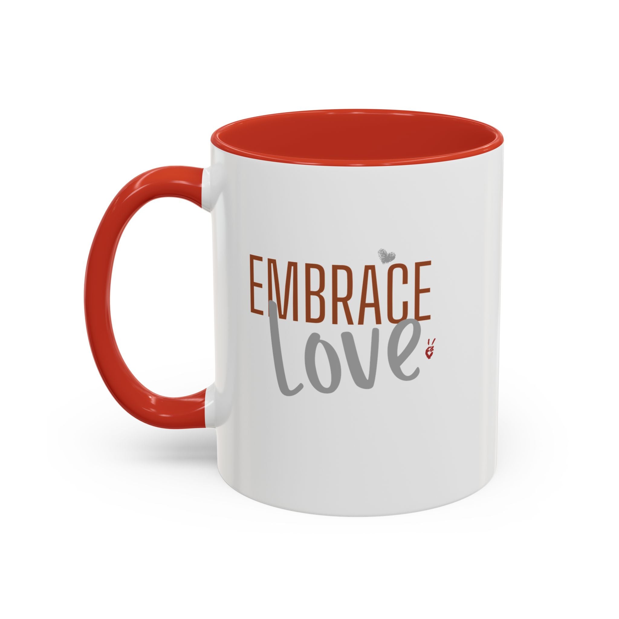 Embrace Love Inspirational Coffee Mug | Bella Strada Studio