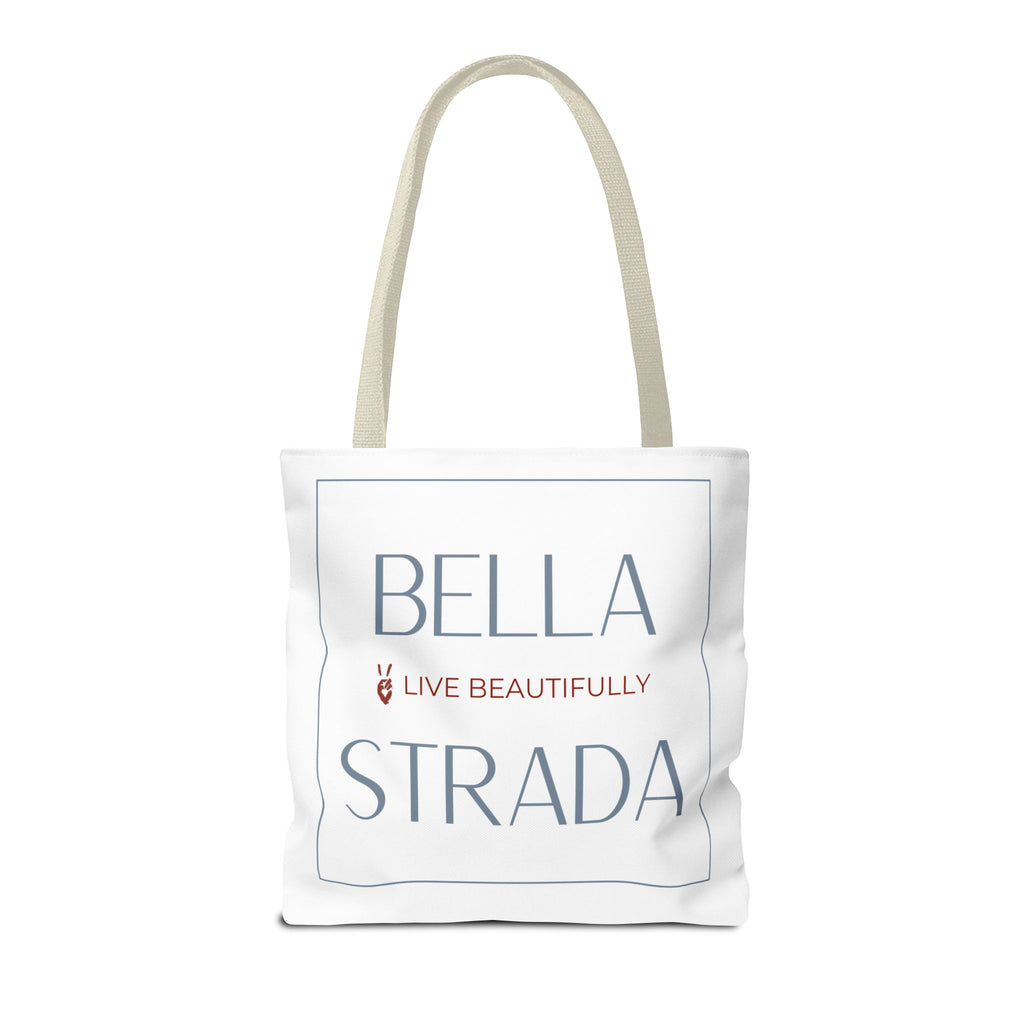 Bella Strada 'Live Beautifully' Signature Tote Bag | Bella Strada Studio