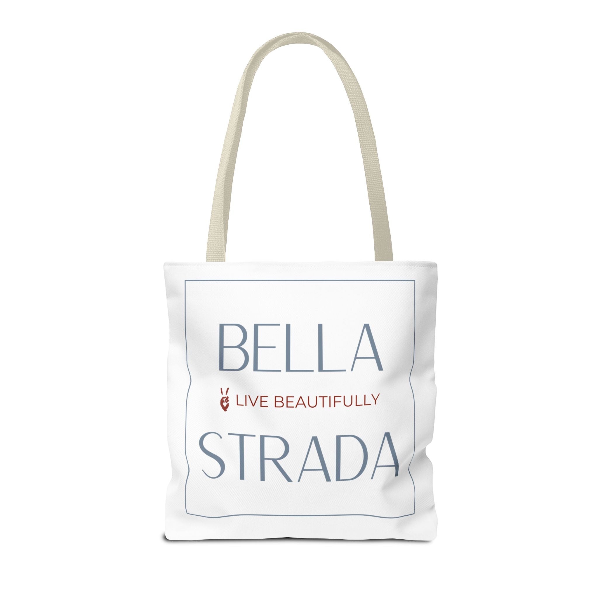 Bella Strada 'Live Beautifully' Signature Tote Bag | Bella Strada Studio