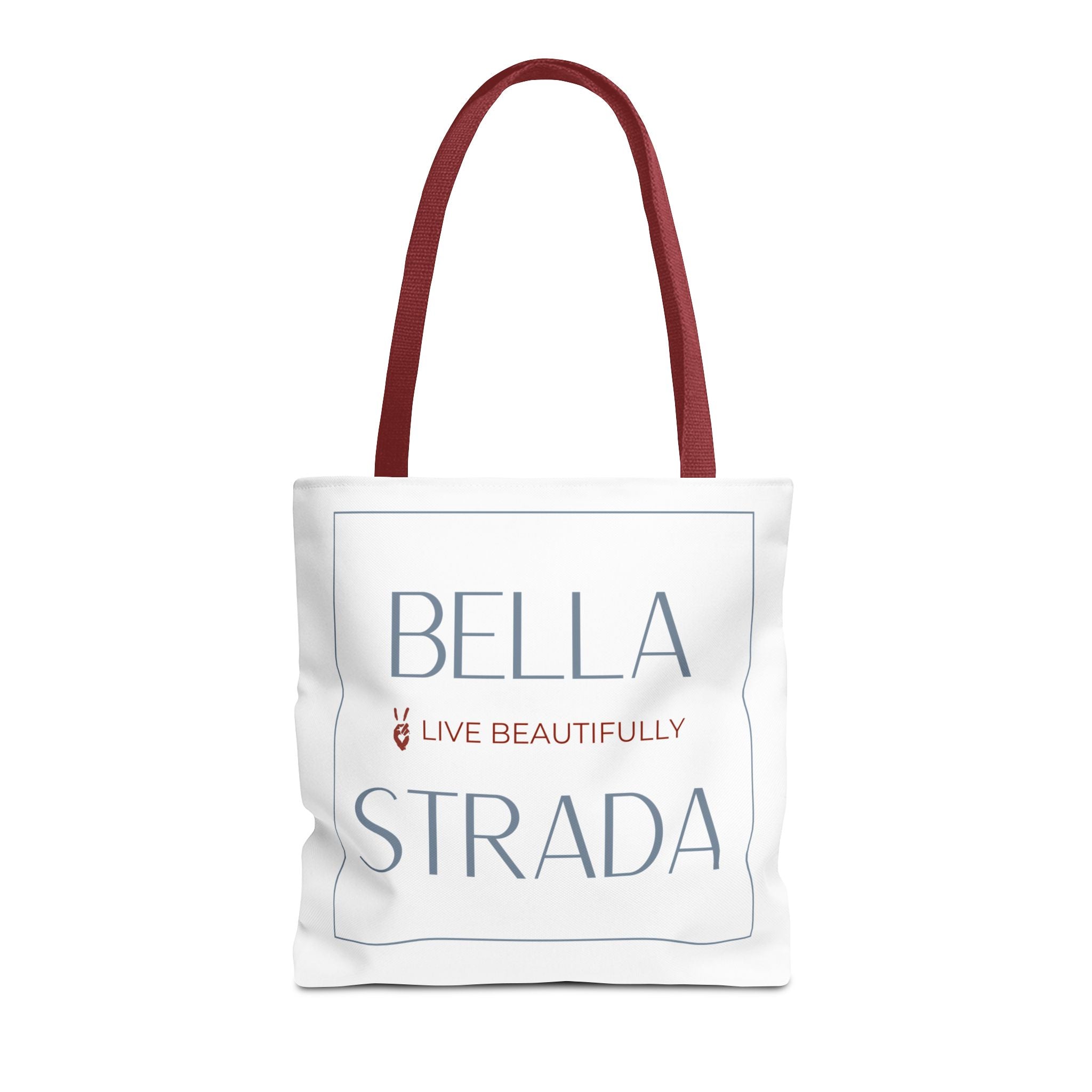 Bella Strada 'Live Beautifully' Signature Tote Bag | Bella Strada Studio