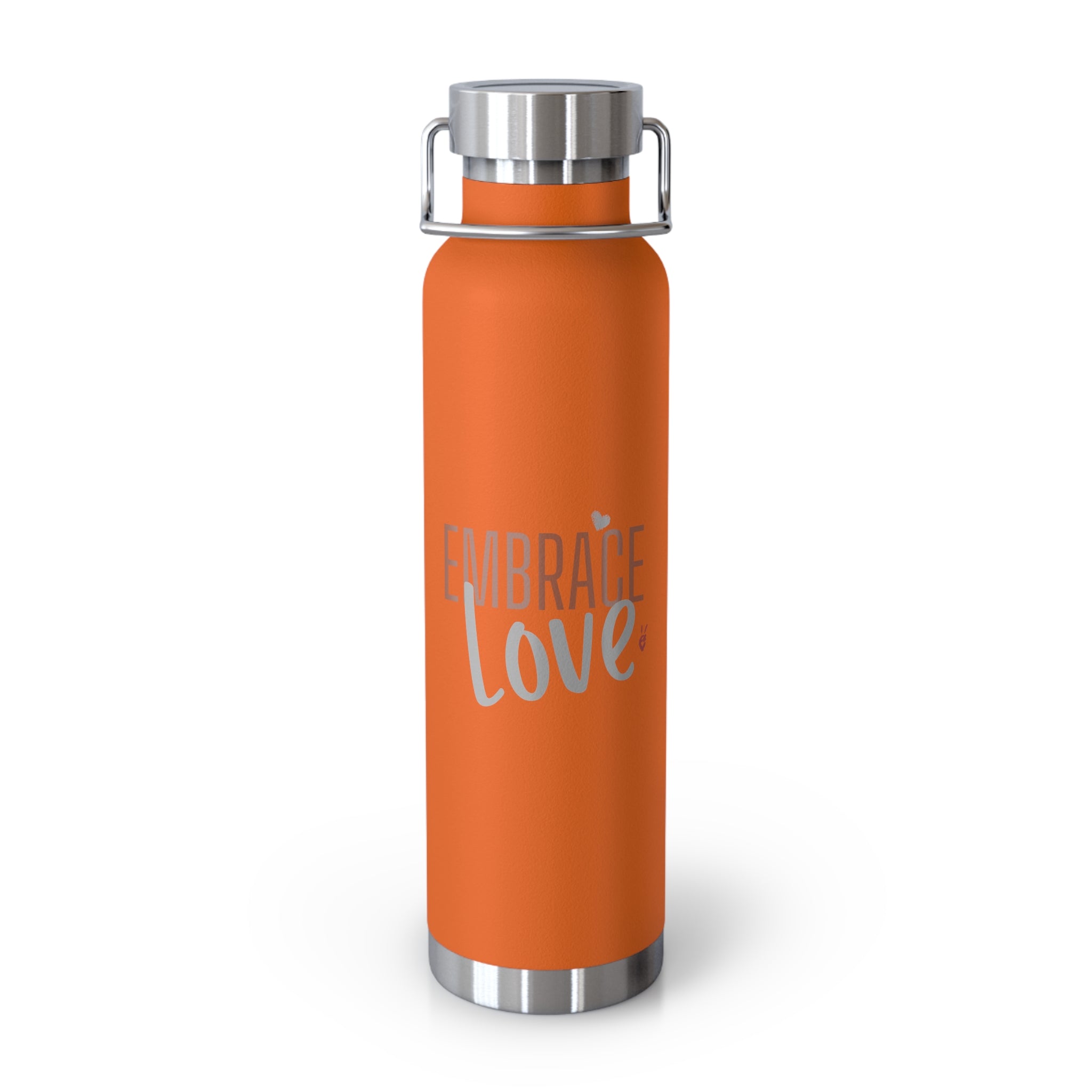 Embrace Love Insulated 22oz Copper Water Bottle | Bella Strada Studio