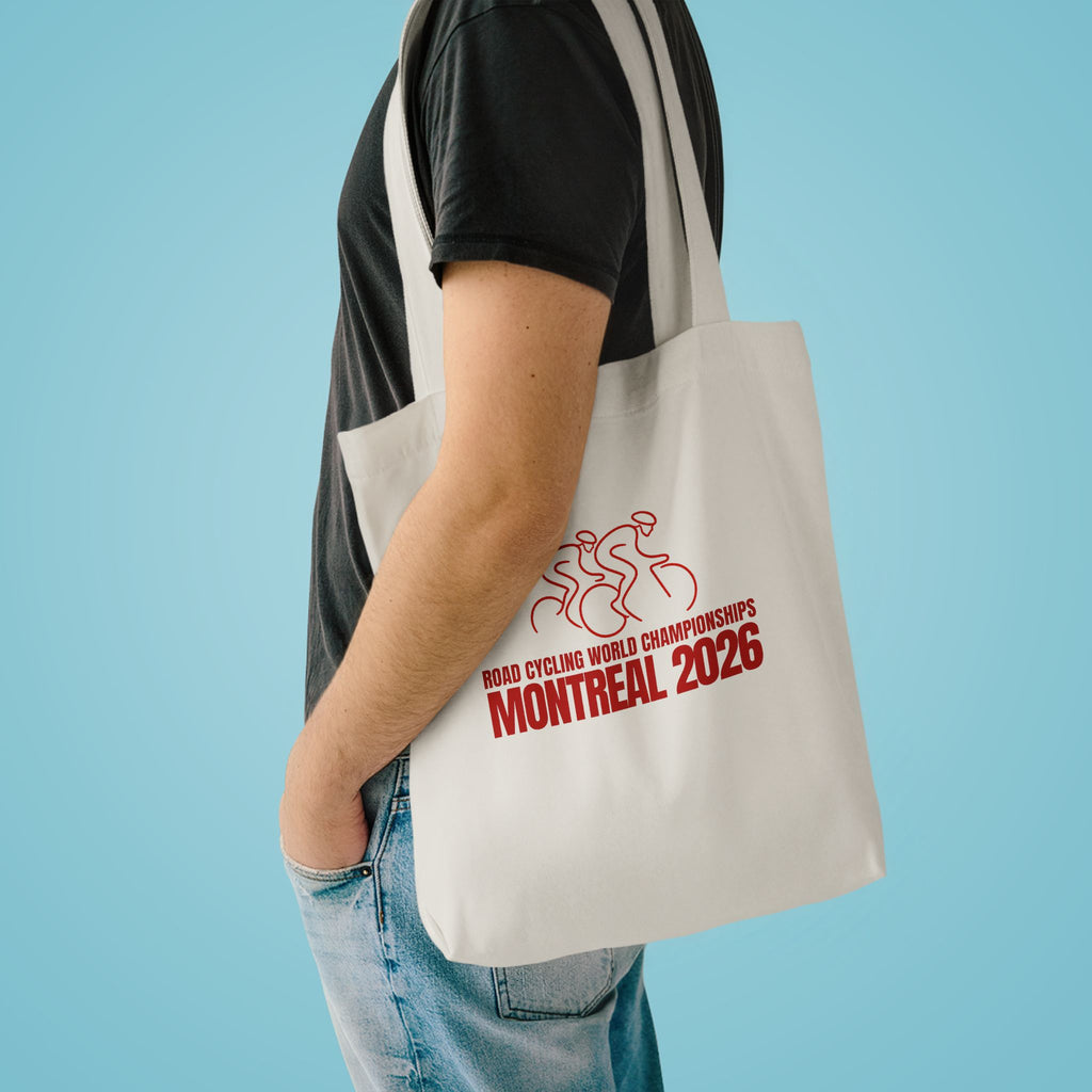 Montreal 2026 Men's Road Cycling World Championships Cotton Tote | Bella Strada Studio