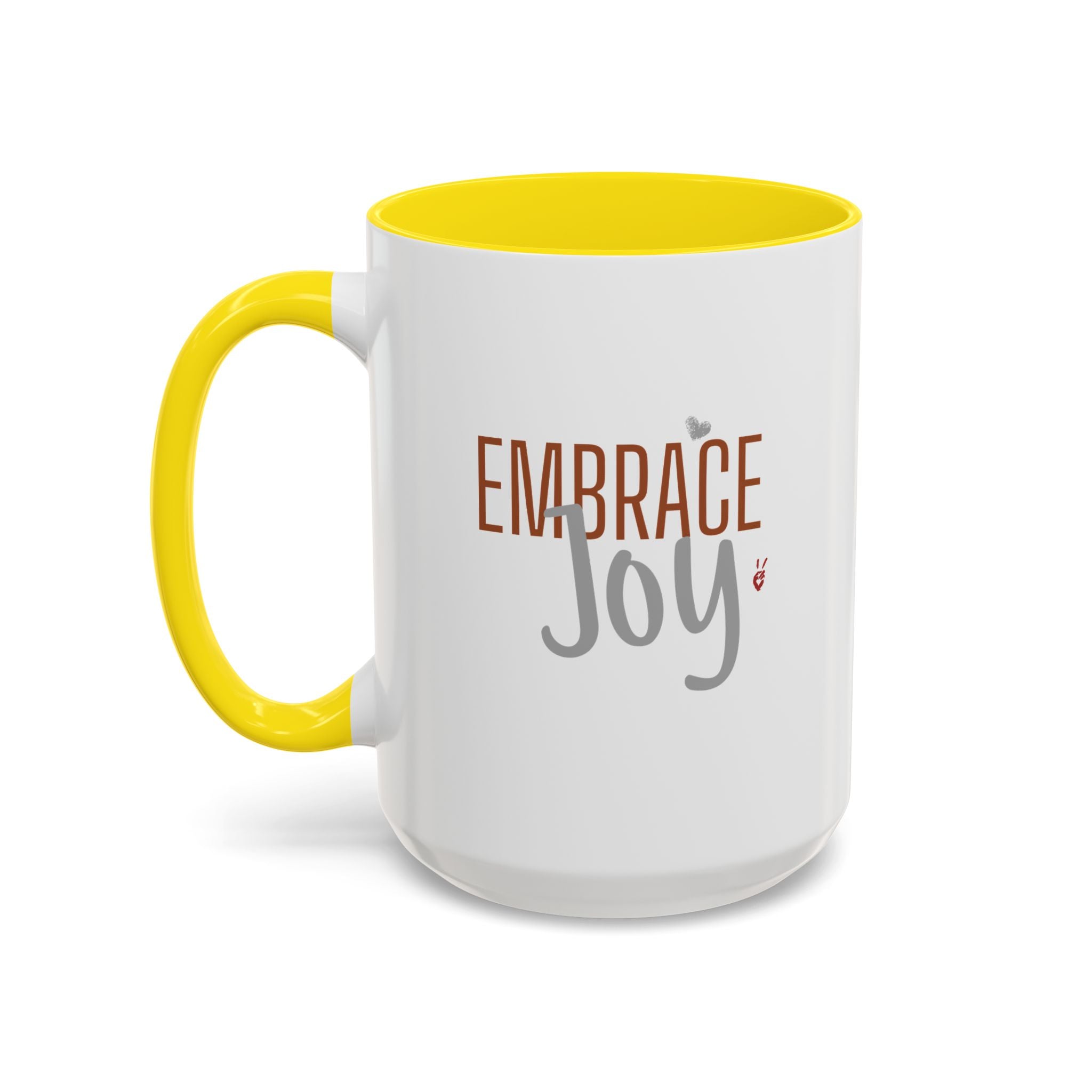 Embrace Joy Inspirational Coffee Mug | Bella Strada Studio