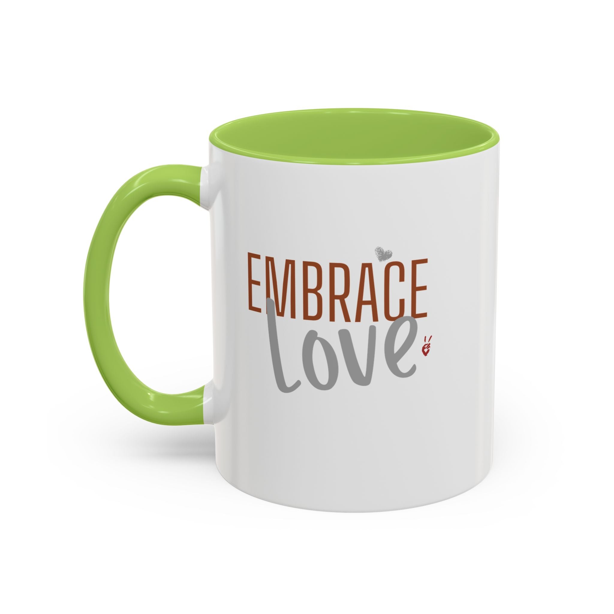 Embrace Love Inspirational Coffee Mug | Bella Strada Studio