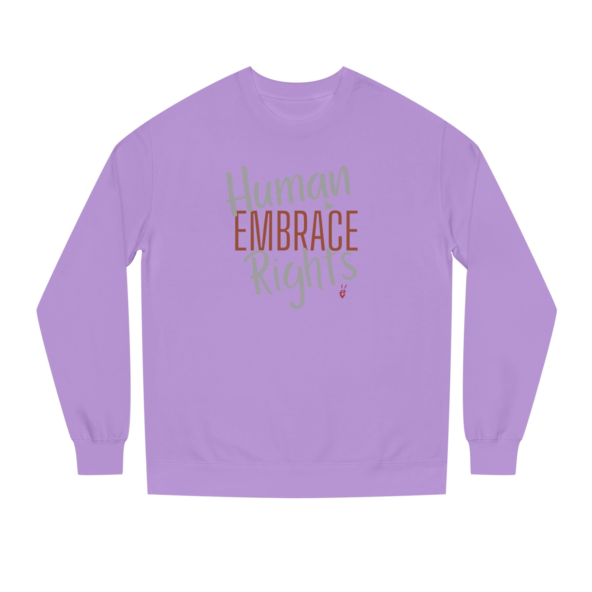 Embrace Human Rights Crewneck Sweatshirt | Bella Strada Studio