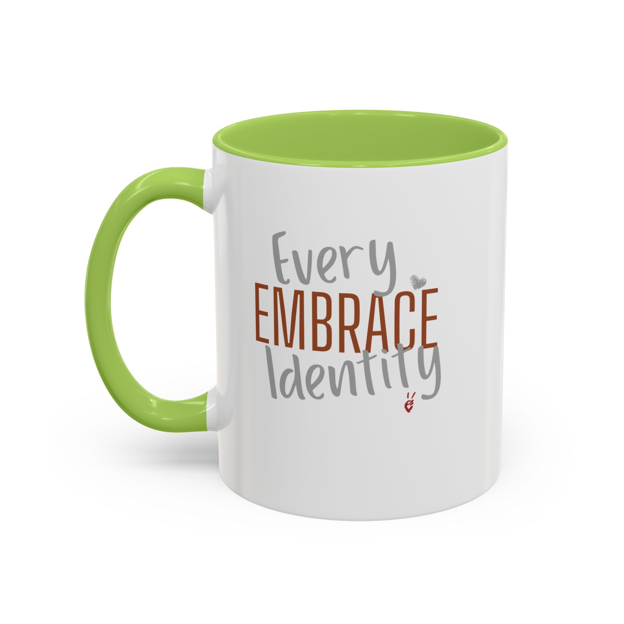 Embrace Every Identity Inspirational Coffee Mug | Bella Strada Studio