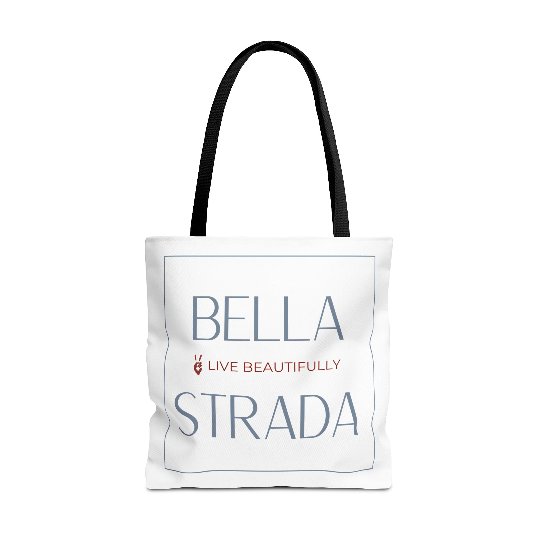 Bella Strada 'Live Beautifully' Signature Tote Bag | Bella Strada Studio