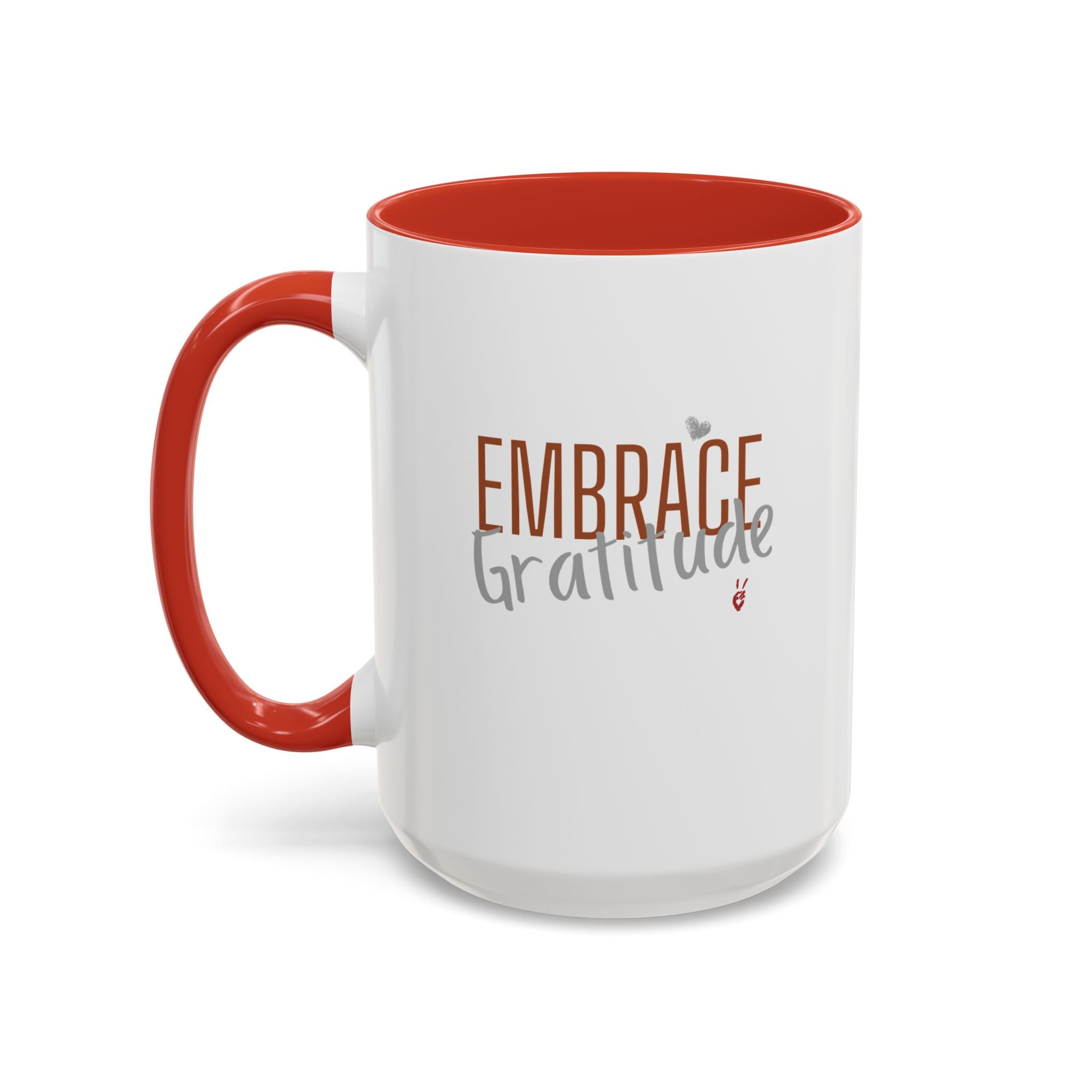 Embrace Gratitude Inspirational Coffee Mug | Bella Strada Studio