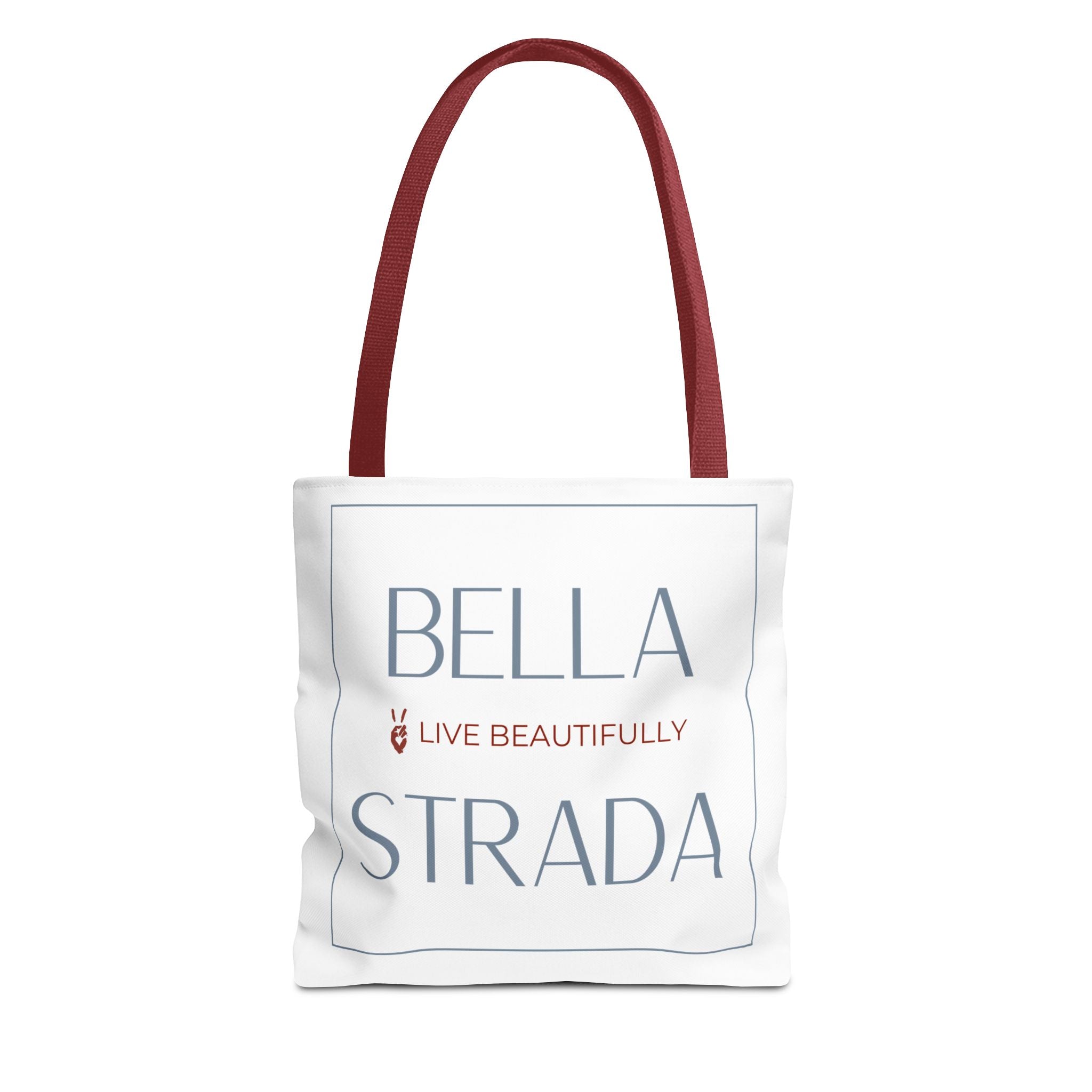 Bella Strada 'Live Beautifully' Signature Tote Bag | Bella Strada Studio
