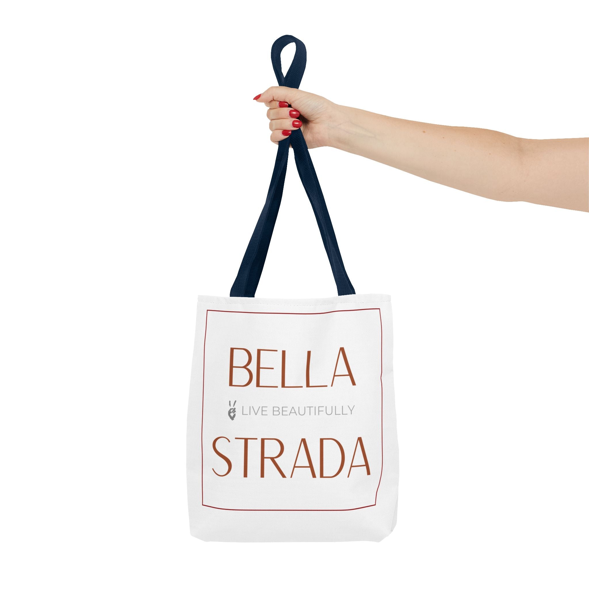 Bella Strada 'Live Beautifully' Signature Tote Bag | Bella Strada Studio