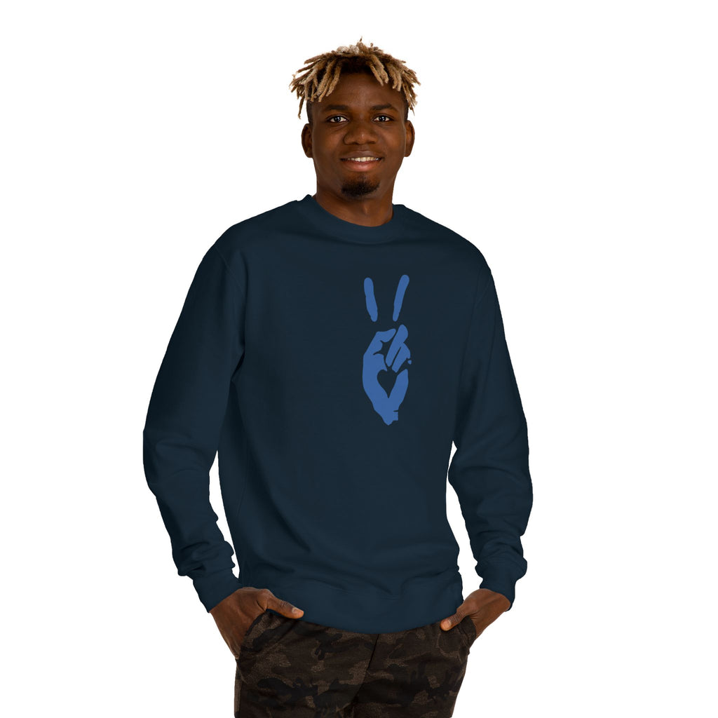 Peace+Love Signature Graphic Crewneck Sweatshirt | Bella Strada Studio