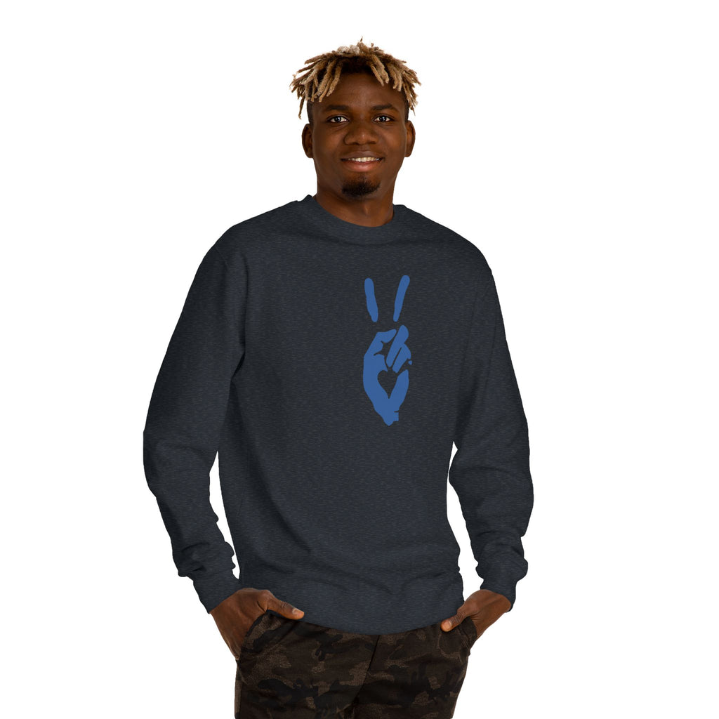 Peace+Love Signature Graphic Crewneck Sweatshirt | Bella Strada Studio