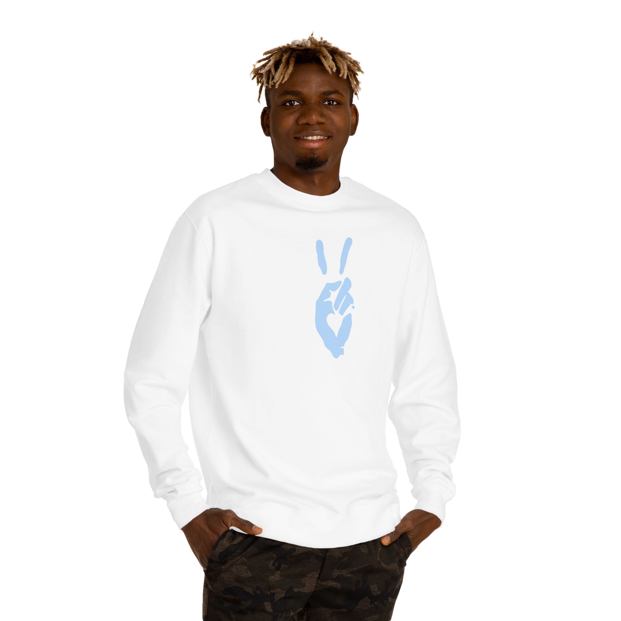 Peace+Love Signature Crewneck Sweatshirt | Bella Strada Studio