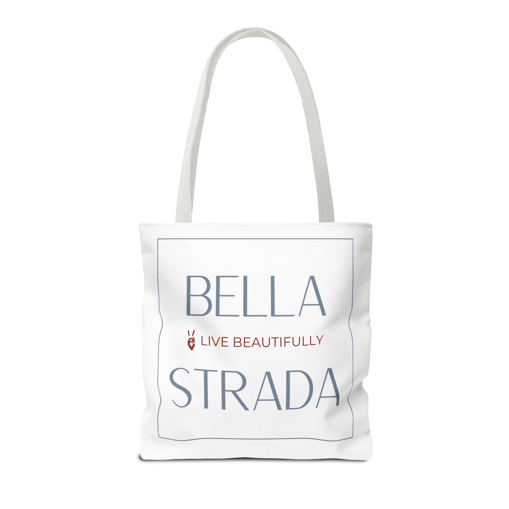 Bella Strada 'Live Beautifully' Signature Tote Bag | Bella Strada Studio