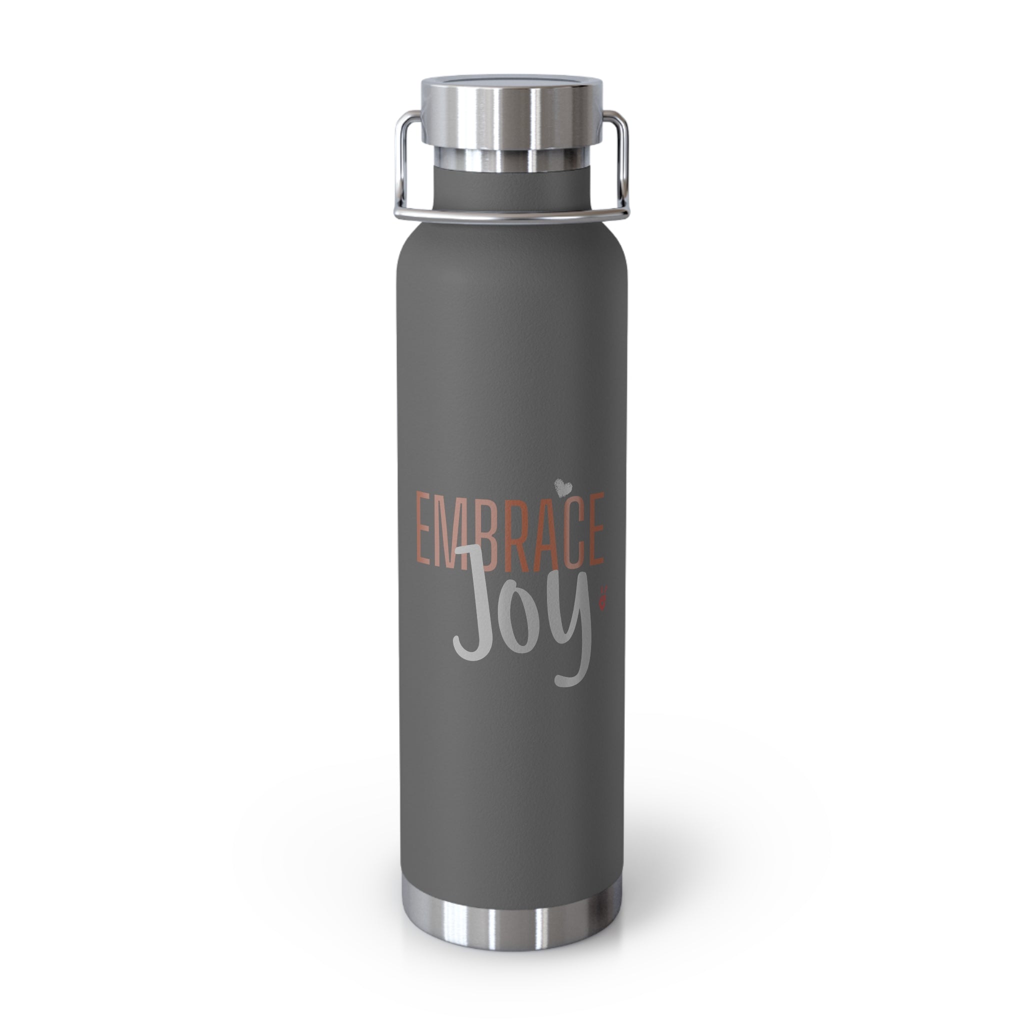 Embrace Joy Insulated 22oz Copper Water Bottle | Bella Strada Studio