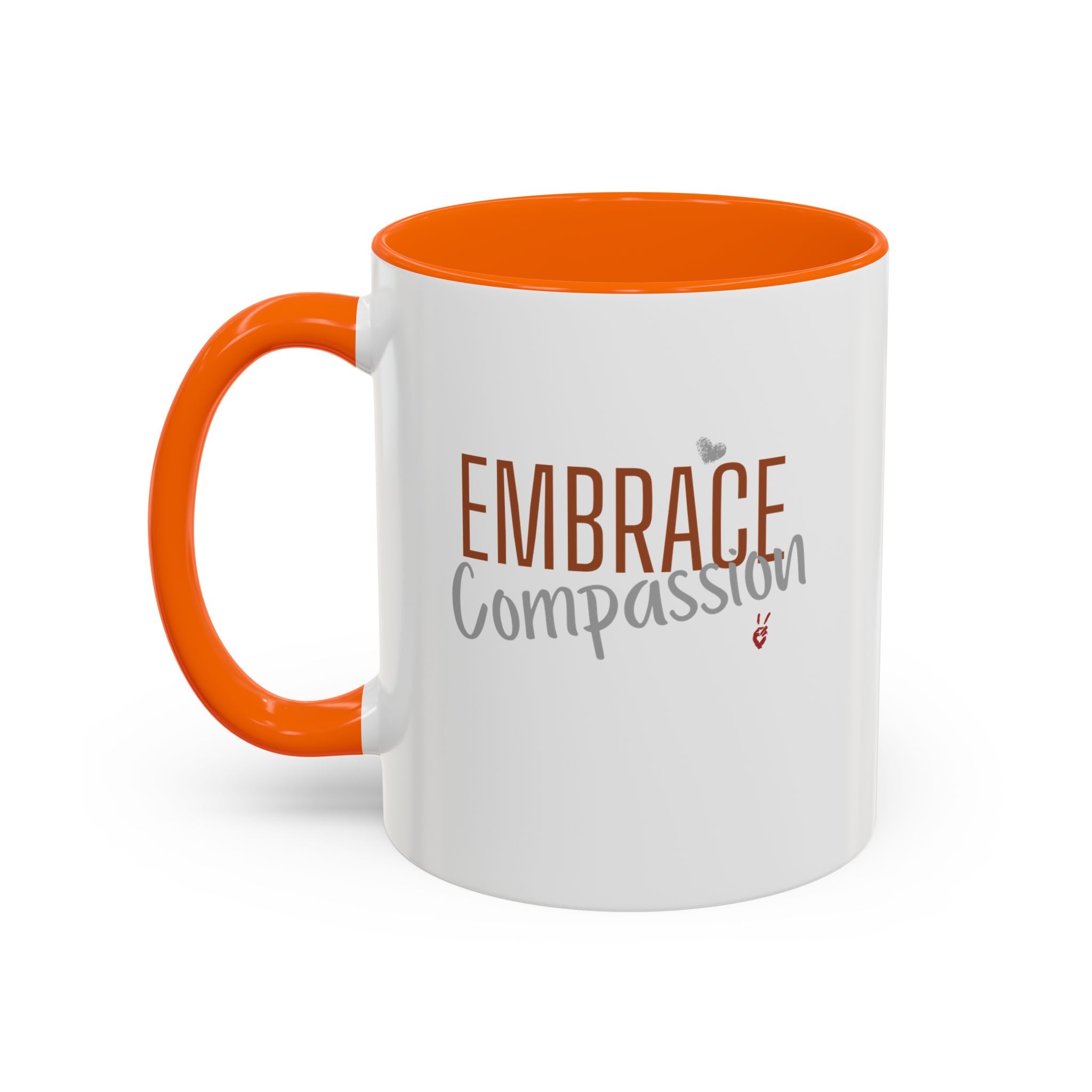 Embrace Compassion Inspirational Coffee Mug | Bella Strada Studio