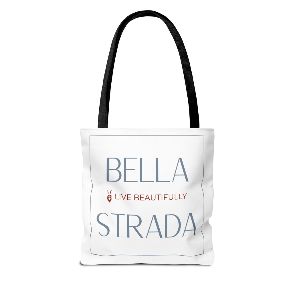 Bella Strada 'Live Beautifully' Signature Tote Bag | Bella Strada Studio
