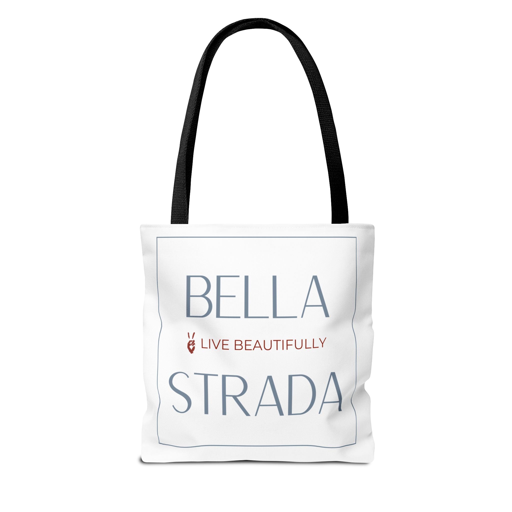 Bella Strada 'Live Beautifully' Signature Tote Bag | Bella Strada Studio