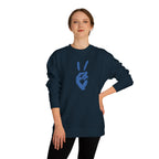 Peace+Love Signature Graphic Crewneck Sweatshirt | Bella Strada Studio