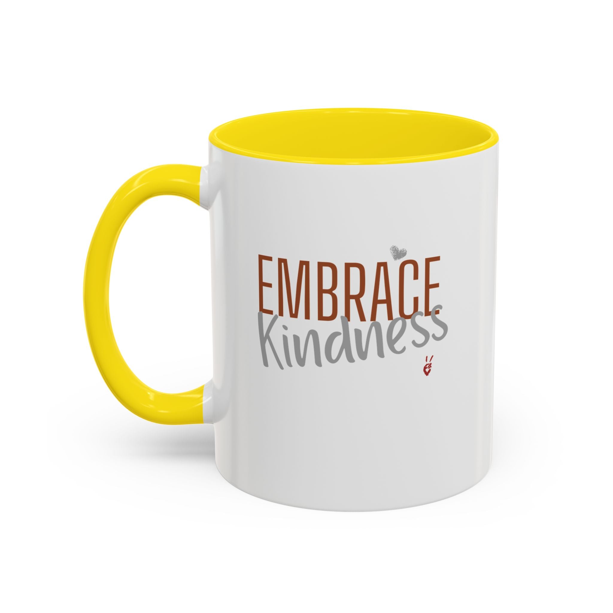 Embrace Kindness Inspirational Coffee Mug | Bella Strada Studio