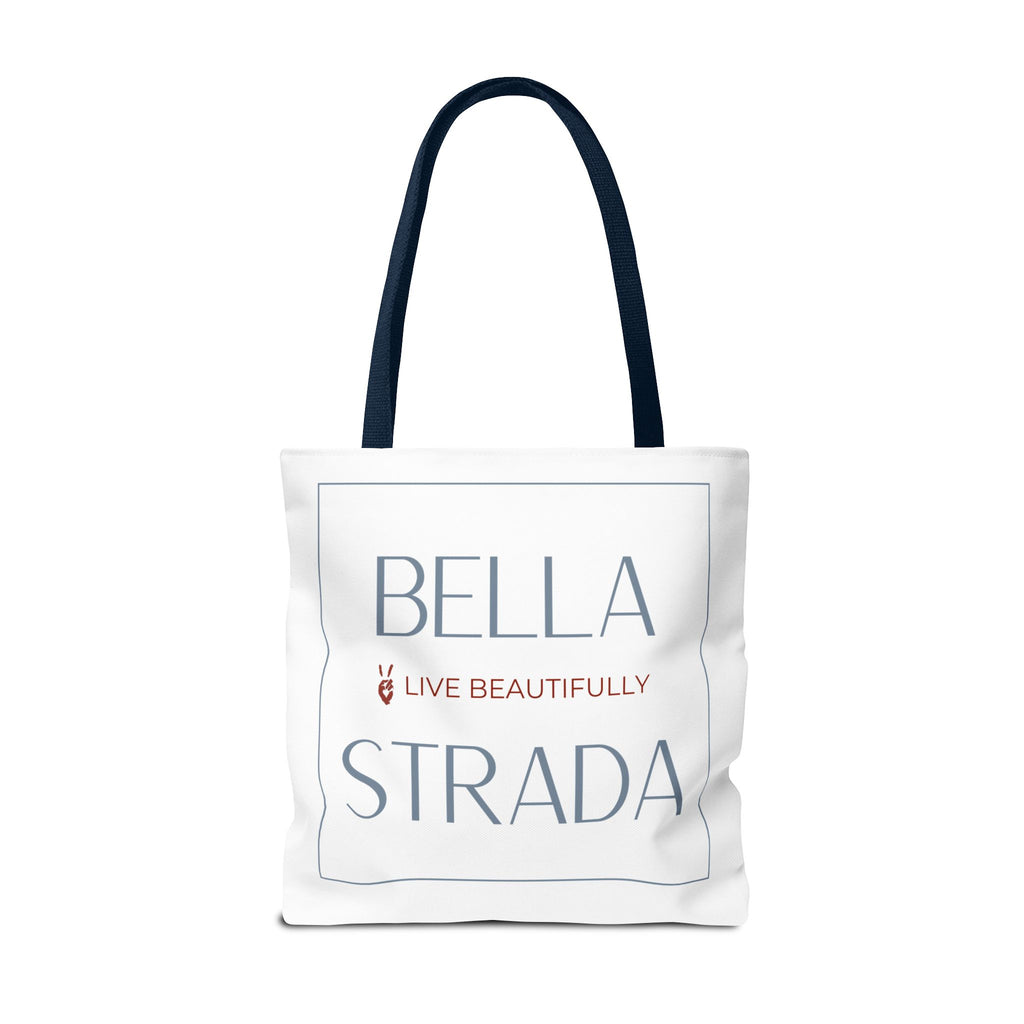 Bella Strada 'Live Beautifully' Signature Tote Bag | Bella Strada Studio