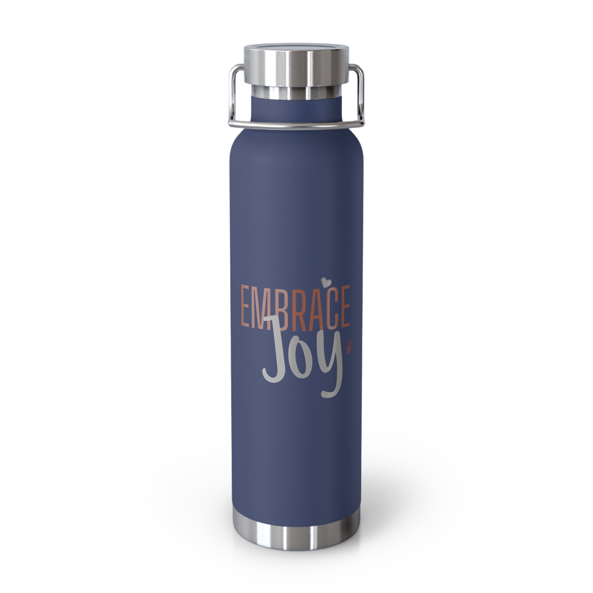 Embrace Joy Insulated 22oz Copper Water Bottle | Bella Strada Studio