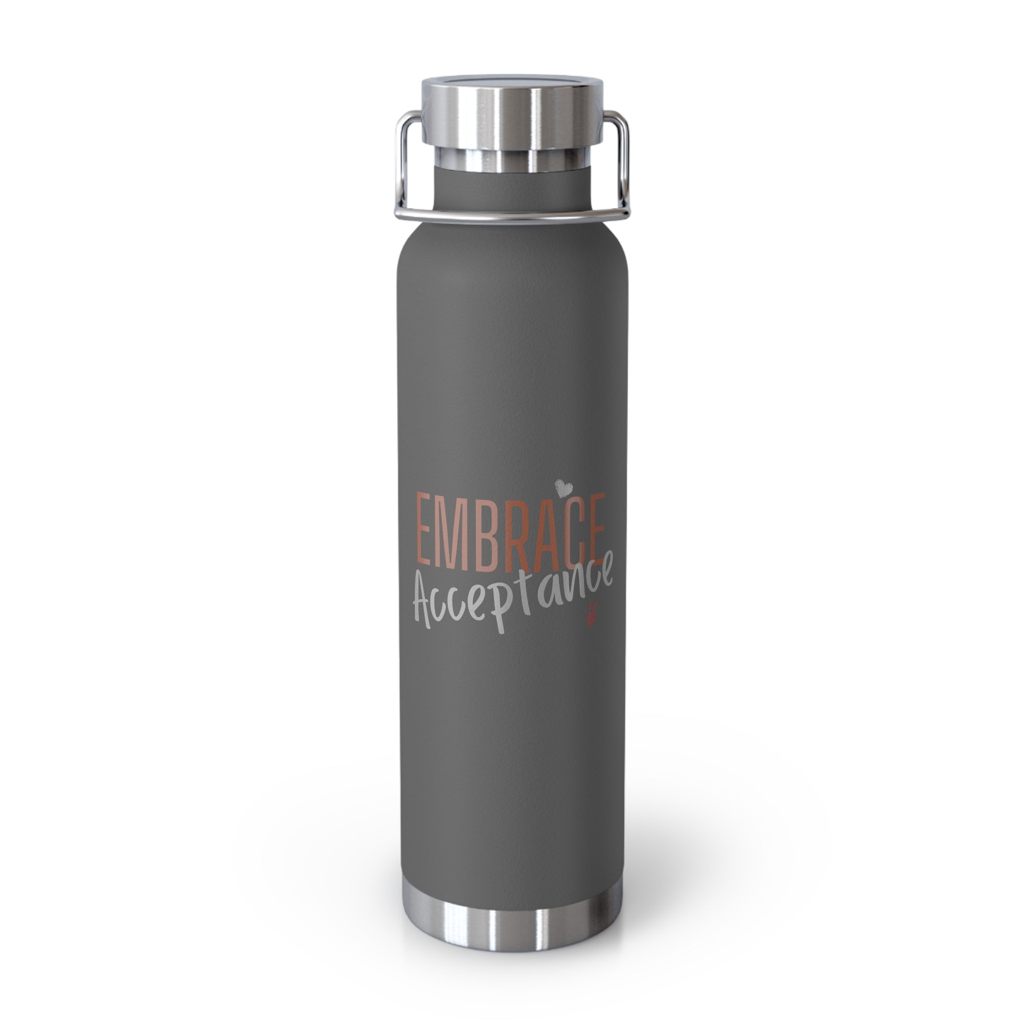 Embrace Acceptance Insulated 22oz Copper Water Bottle | Bella Strada Studio
