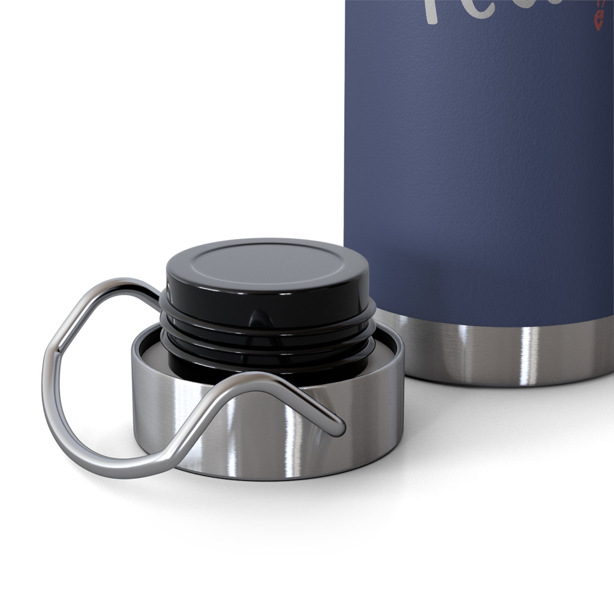 Embrace World Peace Insulated 22oz Copper Water Bottle | Bella Strada Studio