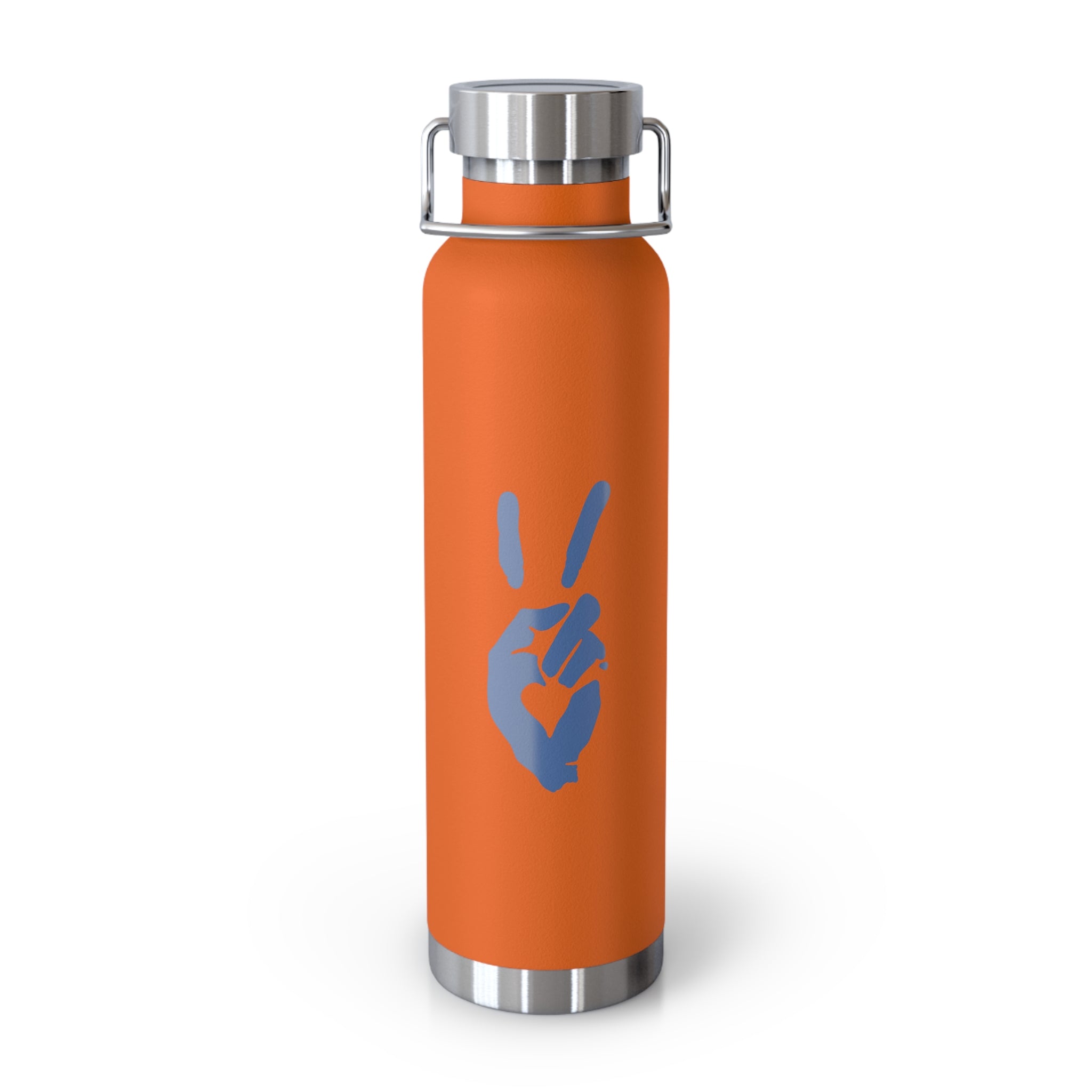 Peace + Love Signature Insulated Copper Vacuum Flask Water Bottle 22oz | Bella Strada Studio