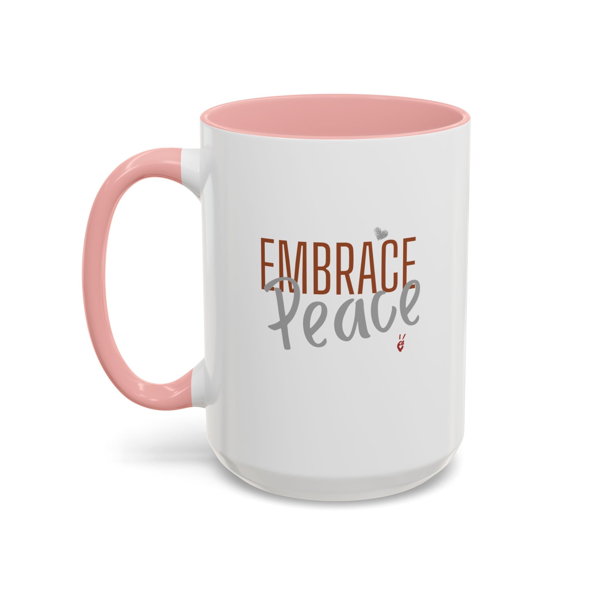 Embrace Peace Inspirational Coffee Mug | Bella Strada Studio