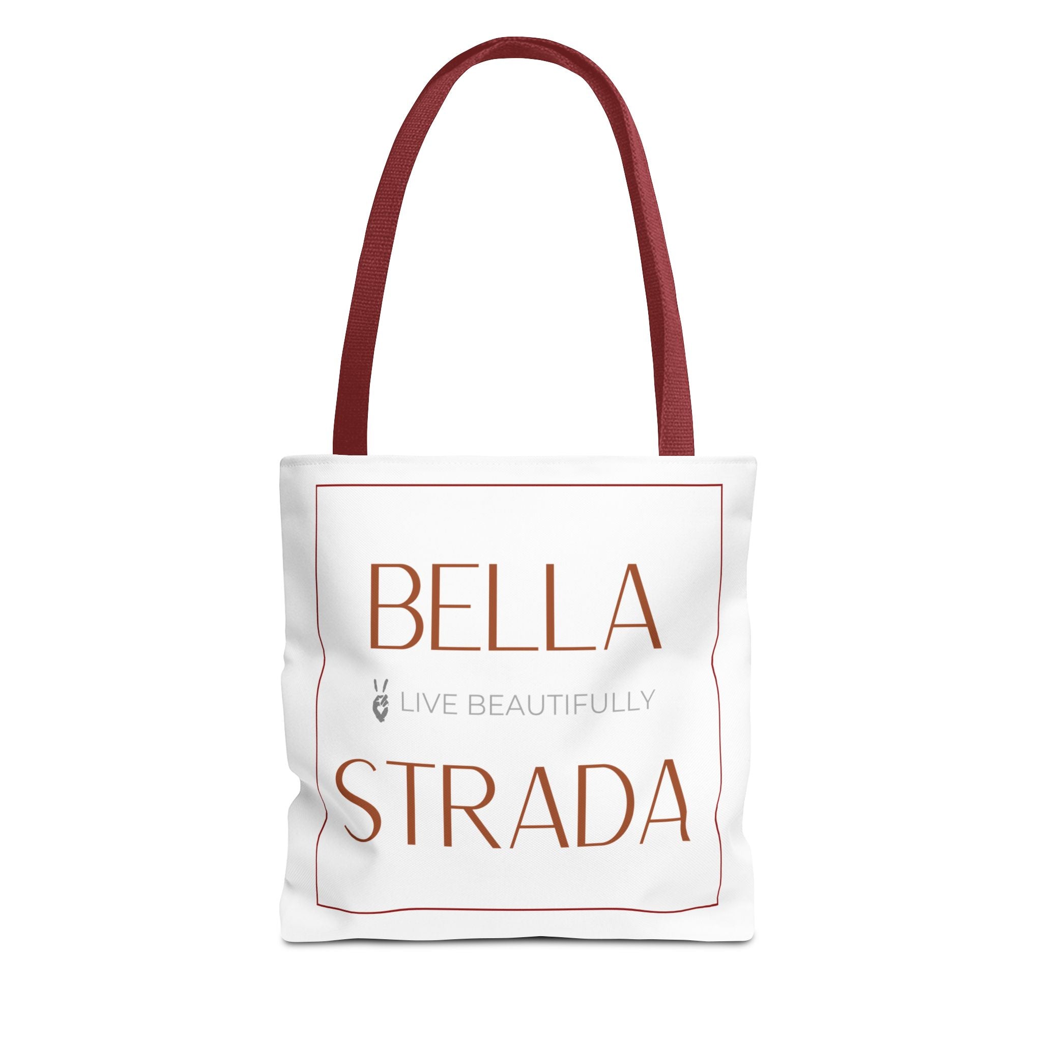 Bella Strada 'Live Beautifully' Signature Tote Bag | Bella Strada Studio