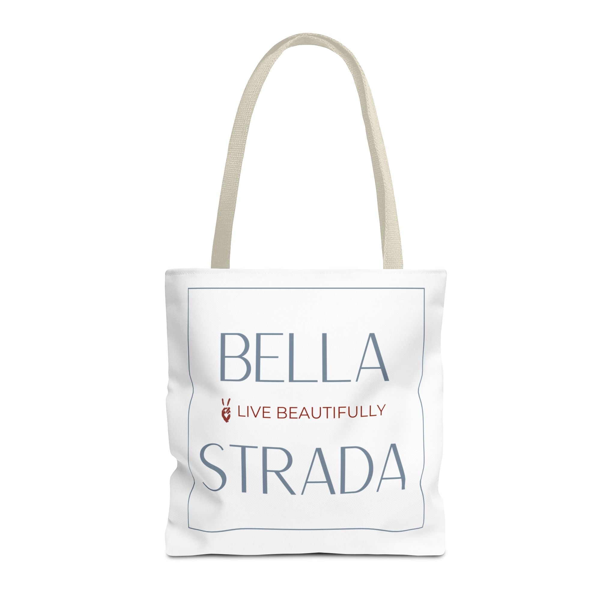 Bella Strada 'Live Beautifully' Signature Tote Bag | Bella Strada Studio
