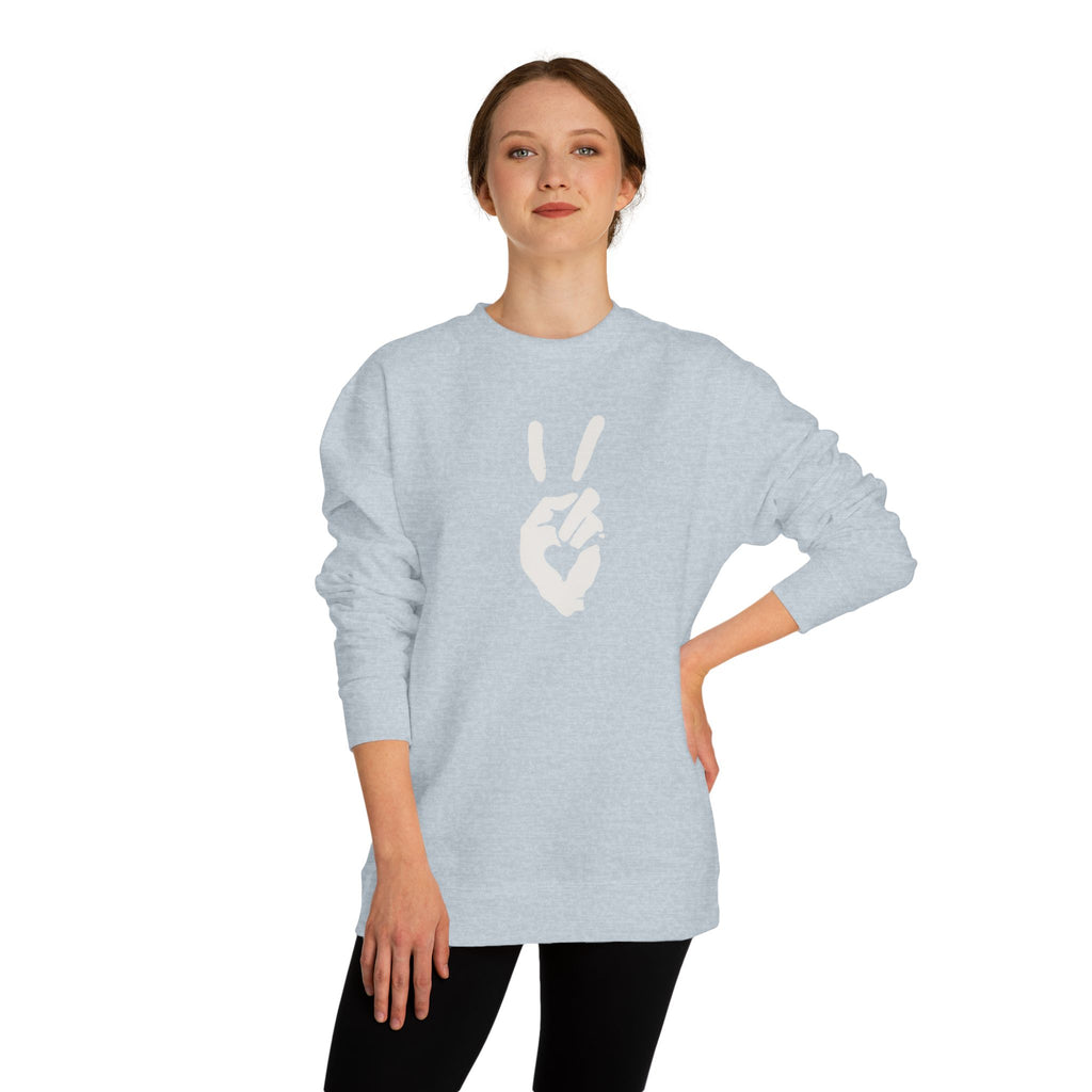 Peace+Love Signature Graphic Crewneck Sweatshirt | Bella Strada Studio
