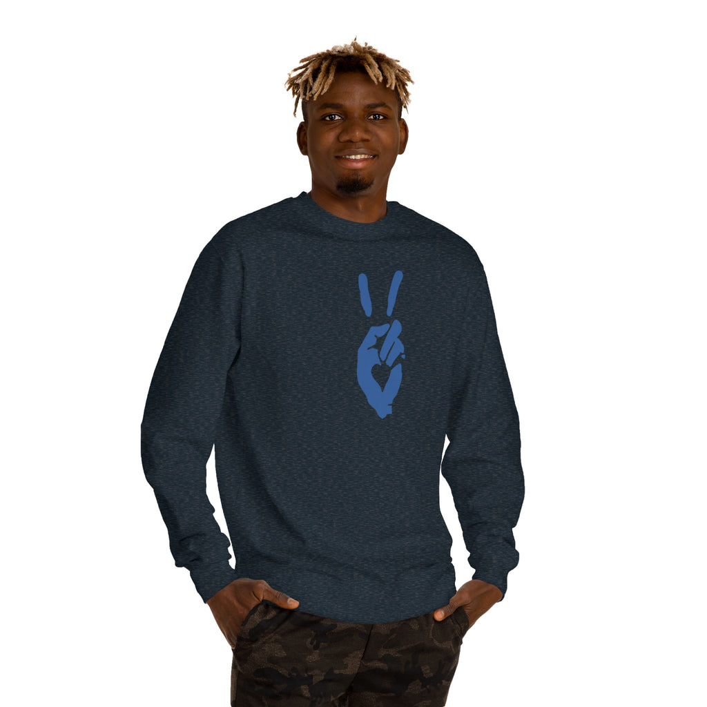 Peace+Love Signature Graphic Crewneck Sweatshirt | Bella Strada Studio