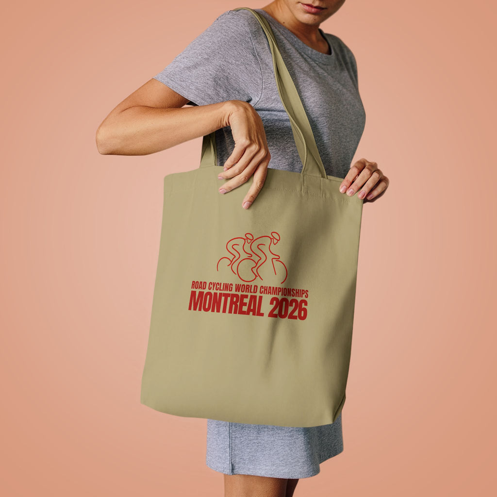 Montreal 2026 Men's Road Cycling World Championships Cotton Tote | Bella Strada Studio