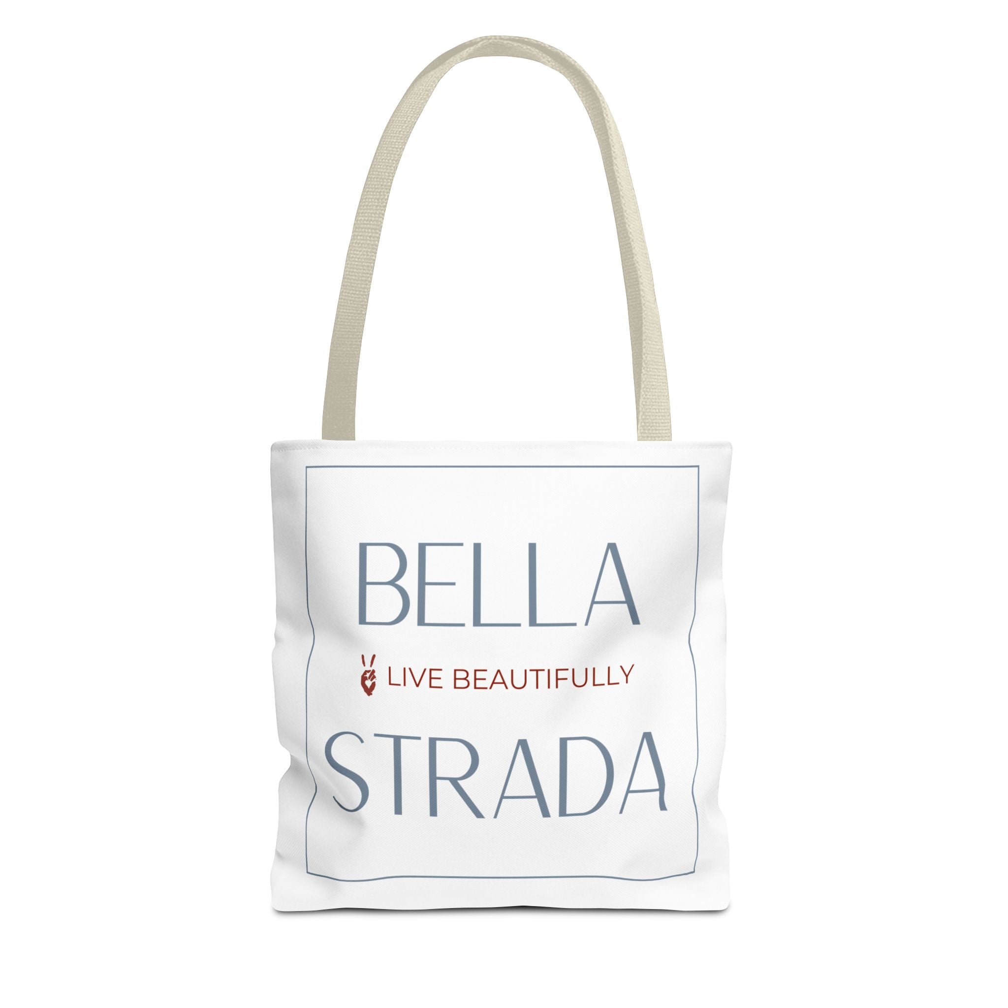 Bella Strada 'Live Beautifully' Signature Tote Bag | Bella Strada Studio