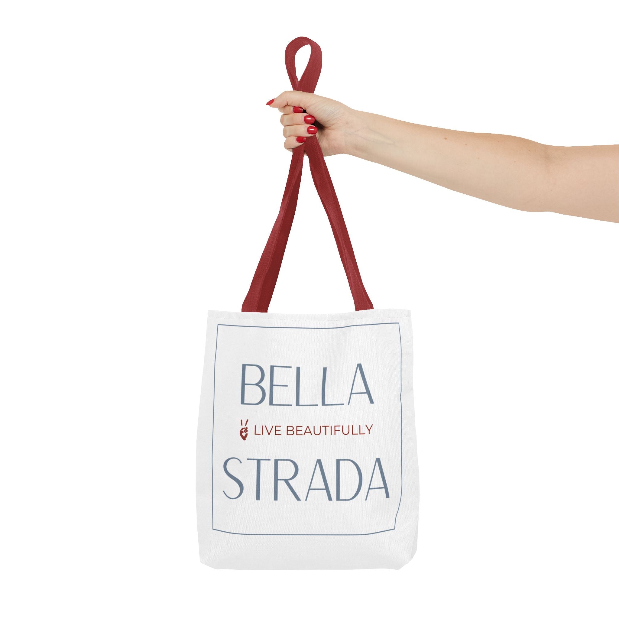 Bella Strada 'Live Beautifully' Signature Tote Bag | Bella Strada Studio