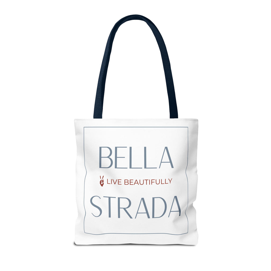 Bella Strada 'Live Beautifully' Signature Tote Bag | Bella Strada Studio