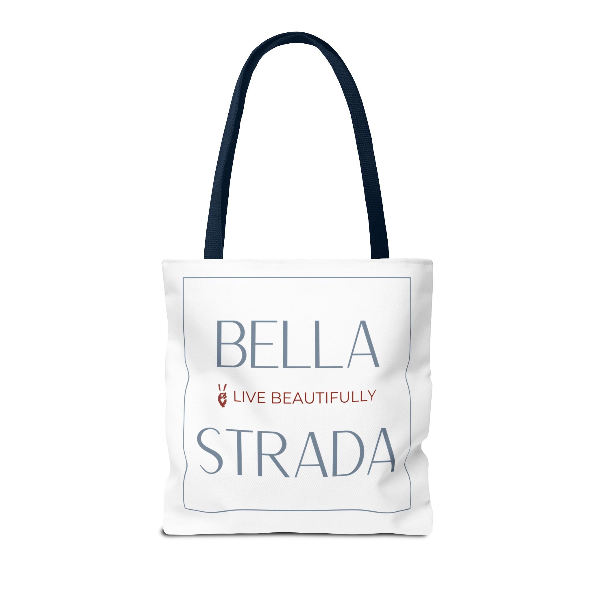 Bella Strada 'Live Beautifully' Signature Tote Bag | Bella Strada Studio