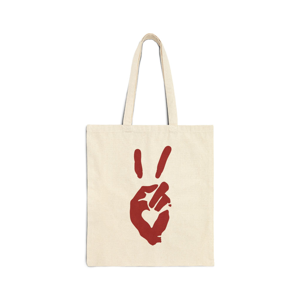 Peace+Love Eco-Friendly Canvas Tote Bag | Bella Strada Studio