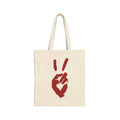 Peace+Love Eco-Friendly Canvas Tote Bag | Bella Strada Studio